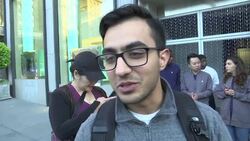 Customers queue up to buy new iPhone and Apple Watch News Clip