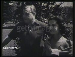 1948: THE GREENBRIER GUESTS:  VS Guests Mr. & Mrs. Winston (female is socialite C. Z. Guest aka Lucy Douglas Cochrane, 1920-2003), Football players Michael Phipps, Mr. & Mrs. John Simms 'Shipwreck' Kelly (1910-1986), & Fulton Cutting Jr. Wealthy Instructional Video
