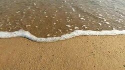I love You in sand Stock Footage