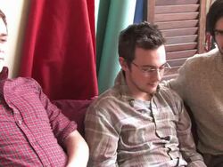 Titus Andronicus Interview (clip 1) Stock Footage