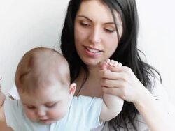 Mother and Child Stock Footage