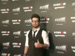 David Cook at the AXE Shower Presents The World Premiere Of 'Scream 4' at Hollywood CA. (Footage by WireImage Video/GettyImages) Stock Footage