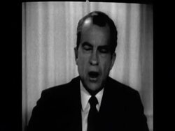 SYND 09-08-69 PRESIDENT NIXON SPEAKS ABOUT US WELFARE News Clip