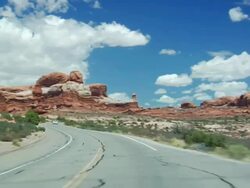 Driving Through Scenic Views Stock Footage