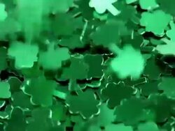 Falling Shamrocks Stock Footage