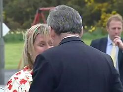 Gordon Brown arrives to cast his vote News Clip