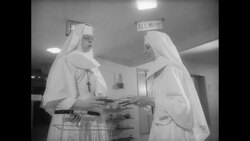 Nuns Use Scooters in Illinois Hospital Stock Footage
