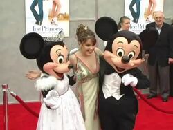 Walt Disney Pictures' 'Ice Princess' Premiere Stock Footage