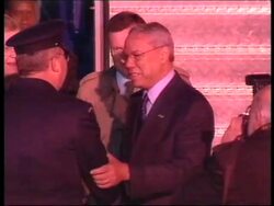 US Secretary of State Colin Powell arrives in Australia. News Clip