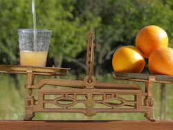 Freshly Squeezed Orange Juice Stock Footage