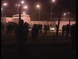 Trucks transporting nuclear waste arrive in Germany Instructional Video