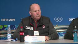 CLEAN : Olympics: Canada's ice hockey team concent News Clip
