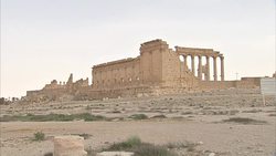 Damaged Ruins In Ancient City of Palmyra News Clip
