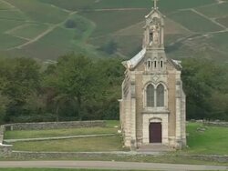 Passing Notre Dame Du Raison Stock Footage