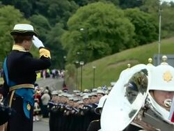 Princess Anne, The Princess Royal attends Armed forces day in Stirling News Clip