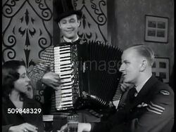 Soldiers talking in pub Instructional Video