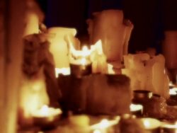 Candles In A Group Seamless Loop - Full HD Stock Footage