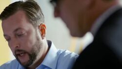 Small business owner speaks with financial advisor Stock Footage