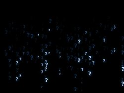 Question Mark Background Loop Stock Footage