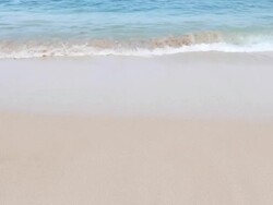 HD Sea wave on the beach Stock Footage