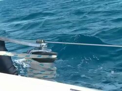 HD SLOW MOTION: Turning The Winch Stock Footage