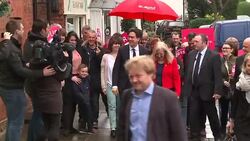 General Election 2015 - Labour Campaign In Stevenage News Clip