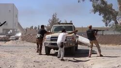 Dramatic video captures fighting between rival militias around airport News Clip