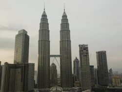 Petrona Towers timelapse. HD. Kuala Lumpur. Malaysia Stock Footage