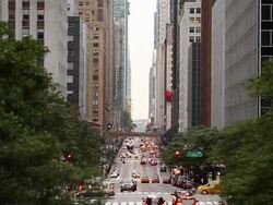 42nd Street Scene Stock Footage