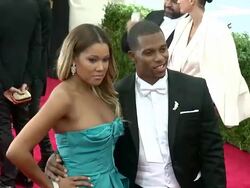 Victor Cruz at 'Charles James: Beyond Fashion' Costume Institute Gala - Arrivals Stock Footage
