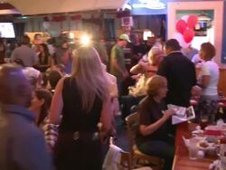 B-ROLL: Event Shots at the Philly-LA Has A Heart Presents Comedy For A Cause Benefiting The Bryan Stow Fund at Santa Monica CA.  Stock Footage