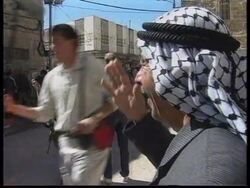WEST BANK: HEBRON: JEWISH SETTLERS REFUSED PERMISSION TO EXPAND News Clip