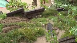 CLEAN : Heavy rain pounds California News Clip