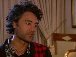 INTERVIEW Taika Waititi on marketing his film, the film festival, comedy genre, nostalgia at the Boy Interview: 60th Berlin Film Festival at Berlin . (Footage by WireImage Video/GettyImages) Stock Footage
