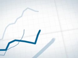 Positive Trend Chart Stock Footage