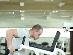 Out Chest Stock Footage