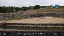 France, Alba la Romaine Stock Footage