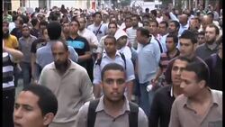 Hundreds protest in Alexandria after violent clashes in Cairo News Clip