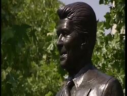 Statue to Ronald Reagan Unveiled in London News Clip