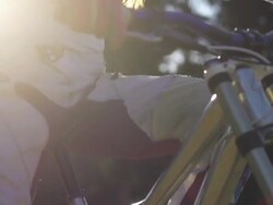 Mountain Biker Portrait Stock Footage