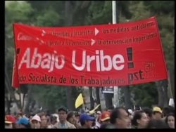 Teachers, students launch strike in protest against Uribe's economic reforms Instructional Video