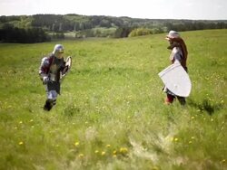 Medieval Knights Stock Footage