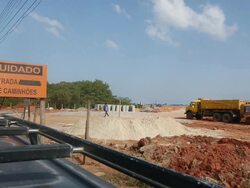 ATMOSPHERE - Preparations for World Youth Day & Pope Francis' Visit on June 25, 2013 in Rio de Janeiro, Brazil. (Origlia Video/Footage by Getty Images) Stock Footage