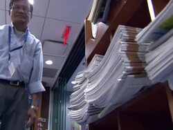 Copies of Washington Post on sale in newsagents News Clip