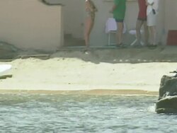 Princess Diana in swimsuit at Dodi Al Fayed's St Tropez villa... News Clip