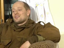 INTERVIEW Aksel Hennie on how the terrain has made them feel like commandos at the Age of Heroes Set Visit at Haugesund . (Footage by WireImage Video/GettyImages) Stock Footage