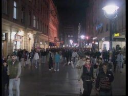 SERBIA: BELGRADE: RIOT POLICE DISPERSE OPPOSITION SUPPORTERS News Clip