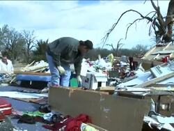 Emergency crews have finished rescue and recovery efforts in Lone Grove, Oklahoma, following Tuesday's killer tornado and the names of some victims have been released. News Clip