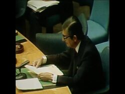 SYND 13 8 76 UN DEBATE OVER GREEK / TURKISH AEGEAN DISPUTE News Clip