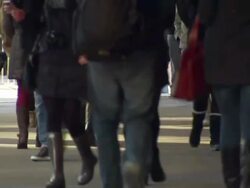 Anonymous shoppers walking in London News Clip